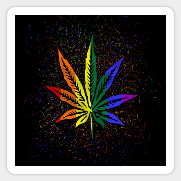 Cannabis Pride Sticker by asaiphoto